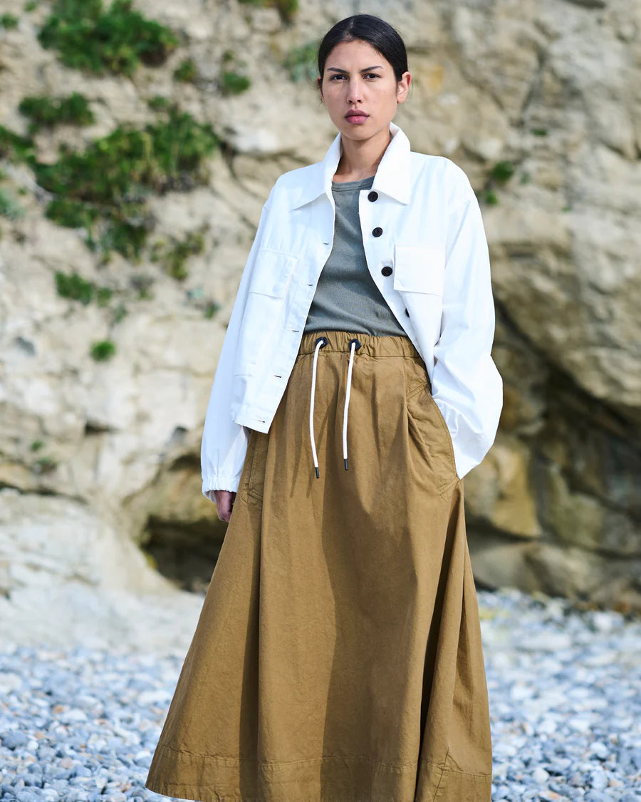 Meadow Skirt Cotton Linen Tan