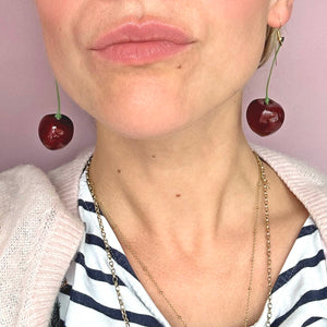 Vintage Cherry Earrings