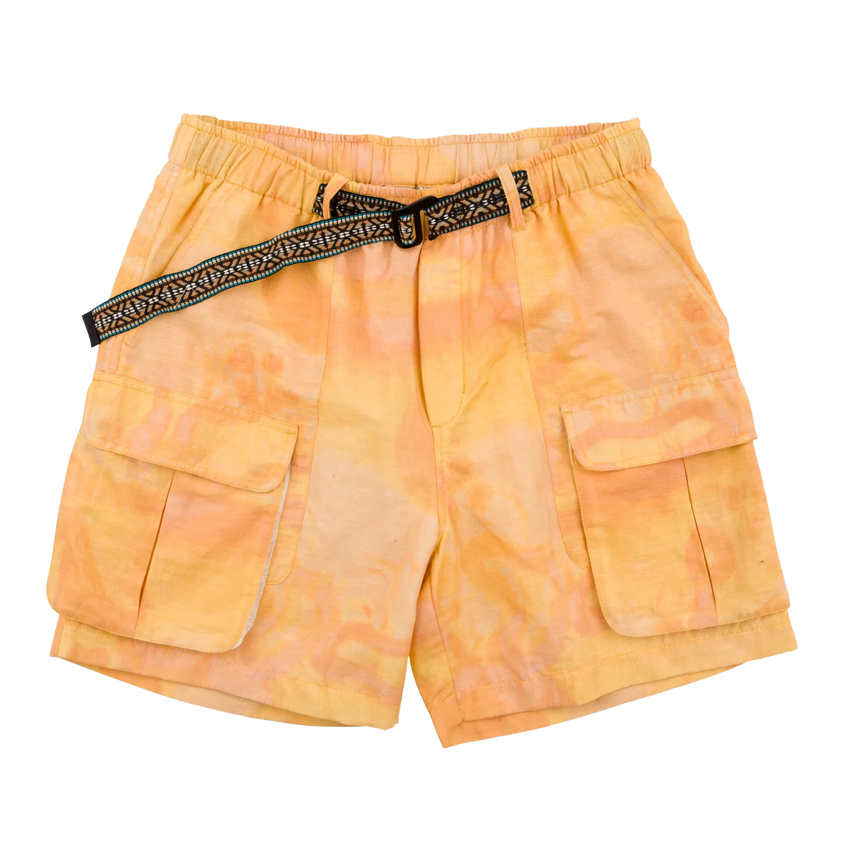 Beyond Shorts Orange Ink Print Albion Stores