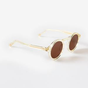 Panda Sunglasses Champagne Chocolate Brown