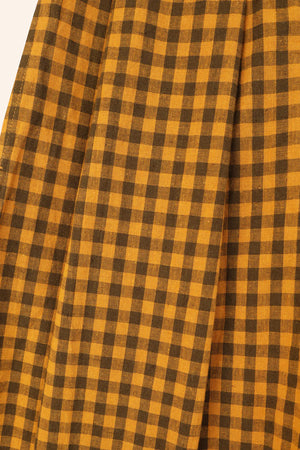 Sanne Shorts Toffee Gingham