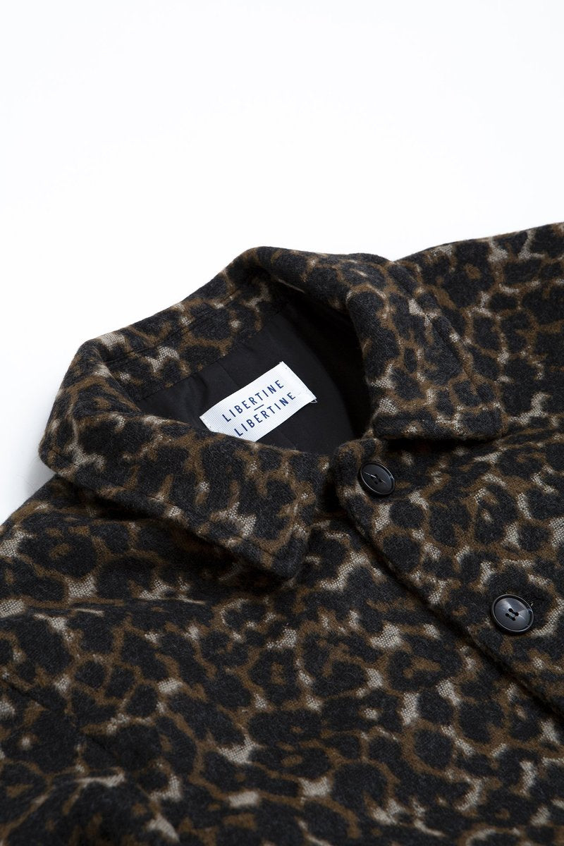 Pre-owned Voice Jacket - Camel Leopard