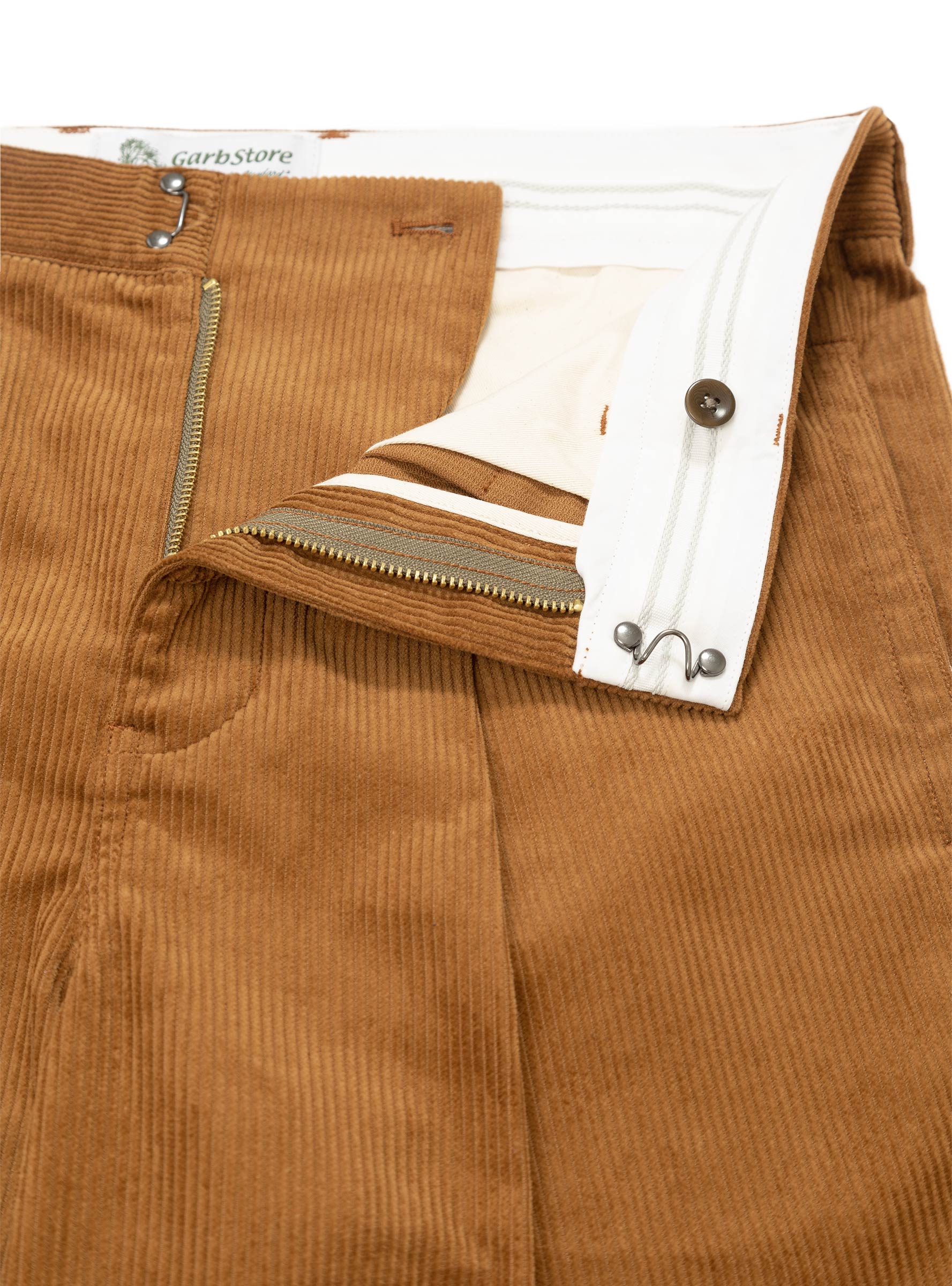 Manager Pleated Pants Tobacco