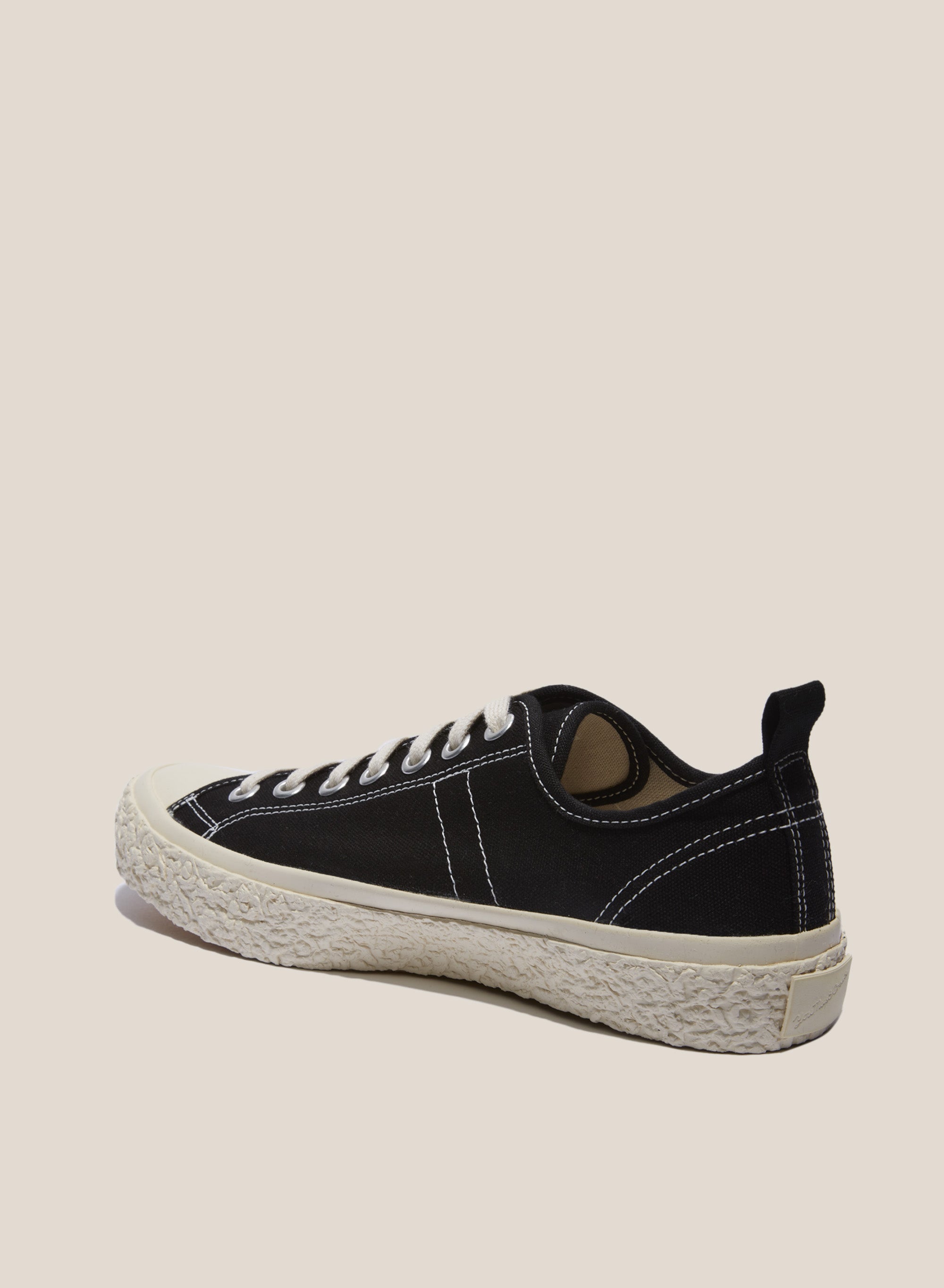 Vulcanised Low Top Sneakers Black