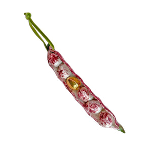 Borlotti Bean Ceramic Decoration