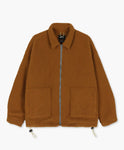 Boxy Swing Jacket - Recycled Shearling Cognac