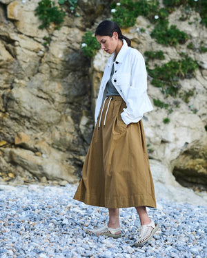 Meadow Skirt Cotton Linen Tan