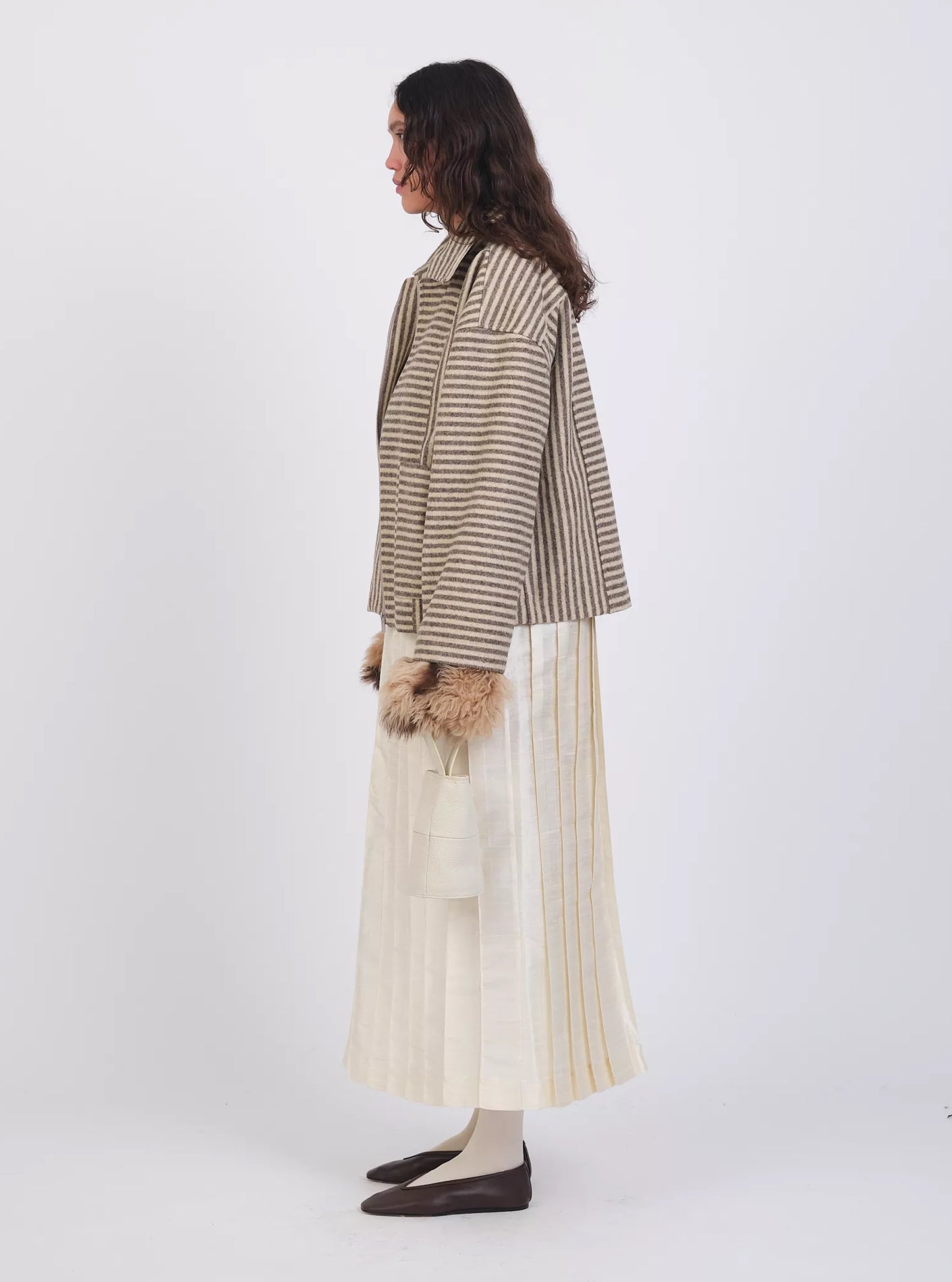 Anya Jacket - Portuguese Striped Wool