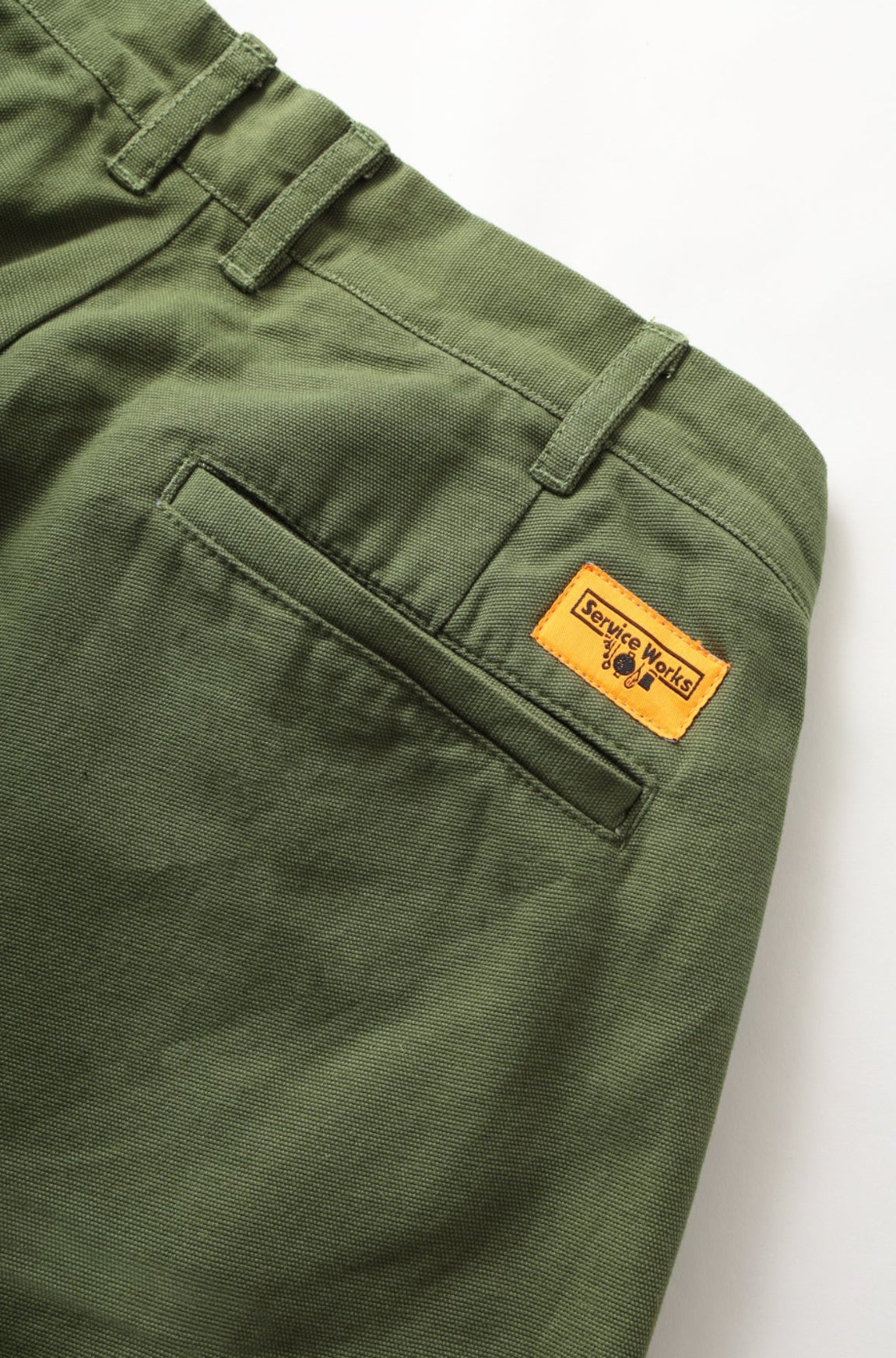 Canvas Part Timer Pant - Olive