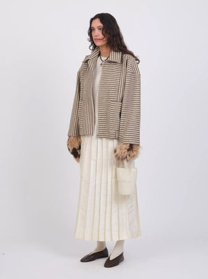 Anya Jacket - Portuguese Striped Wool