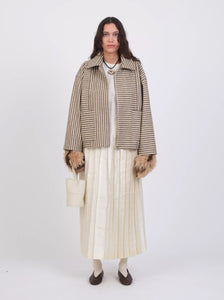 Anya Jacket - Portuguese Striped Wool