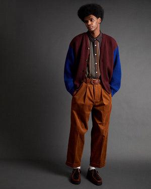 Manager Pleated Pants Tobacco