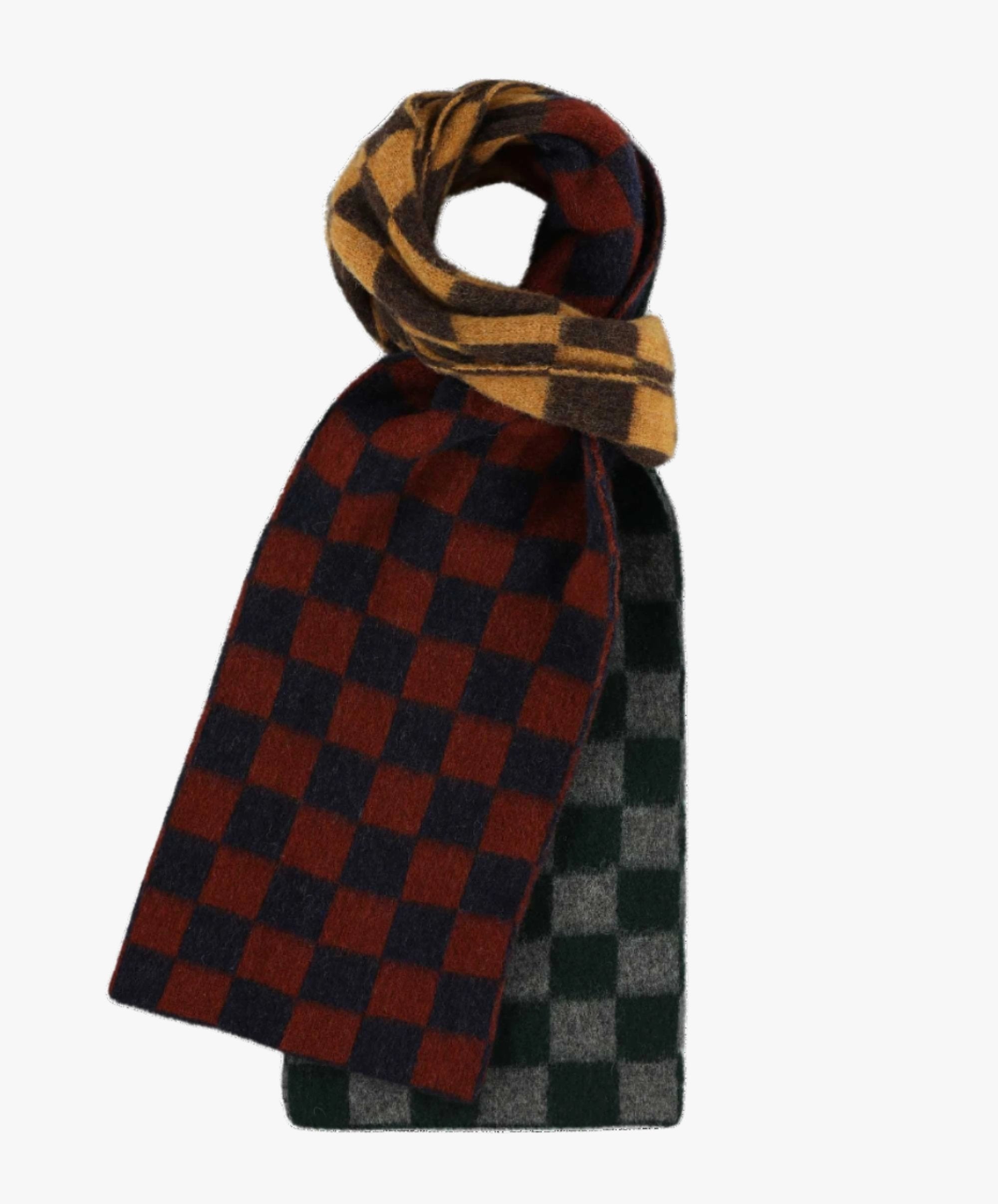 Howlin - Cosmic Checkerboard Scarf - Navy