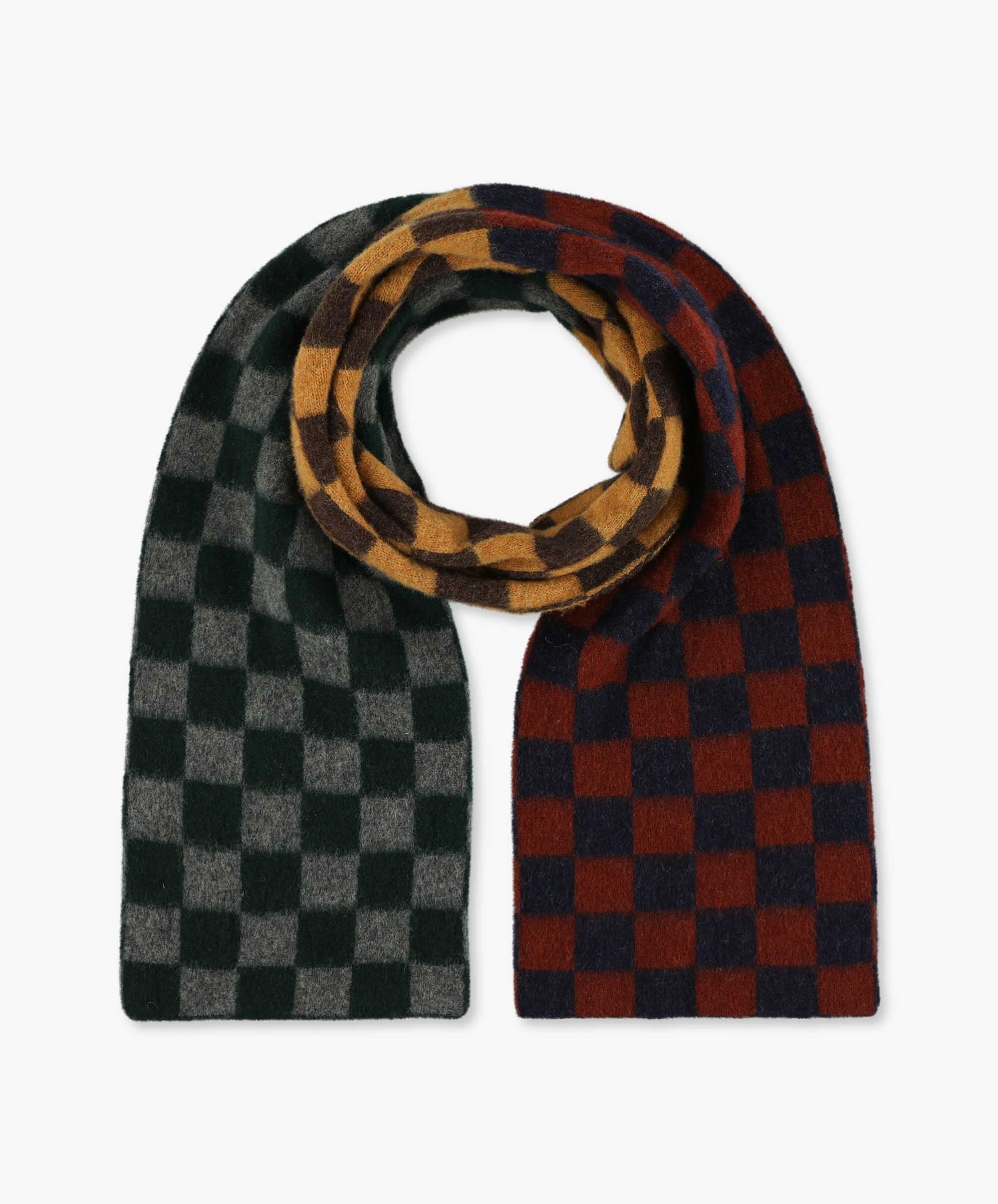 Howlin - Cosmic Checkerboard Scarf - Navy