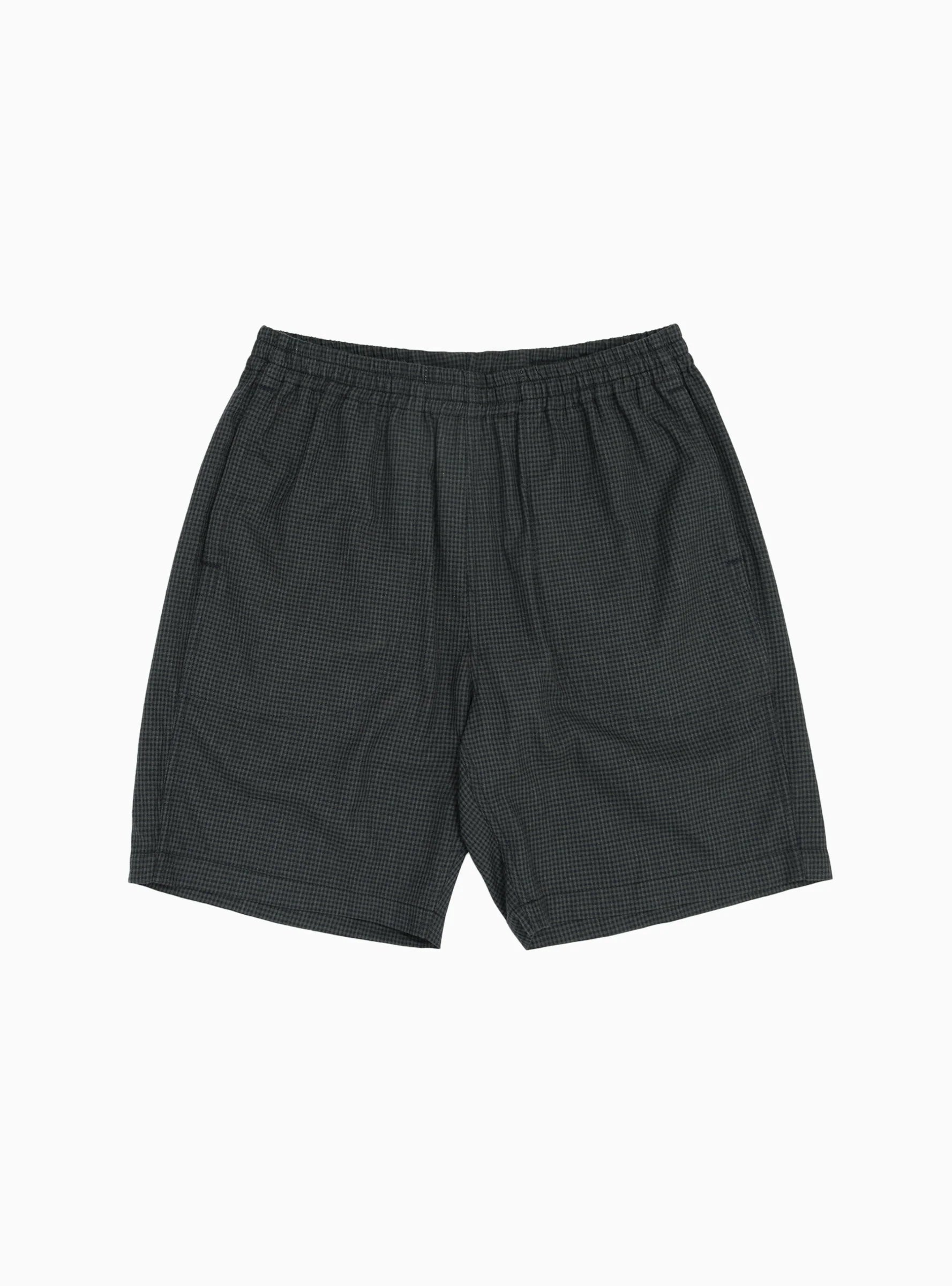 Home Party Shorts Navy Check