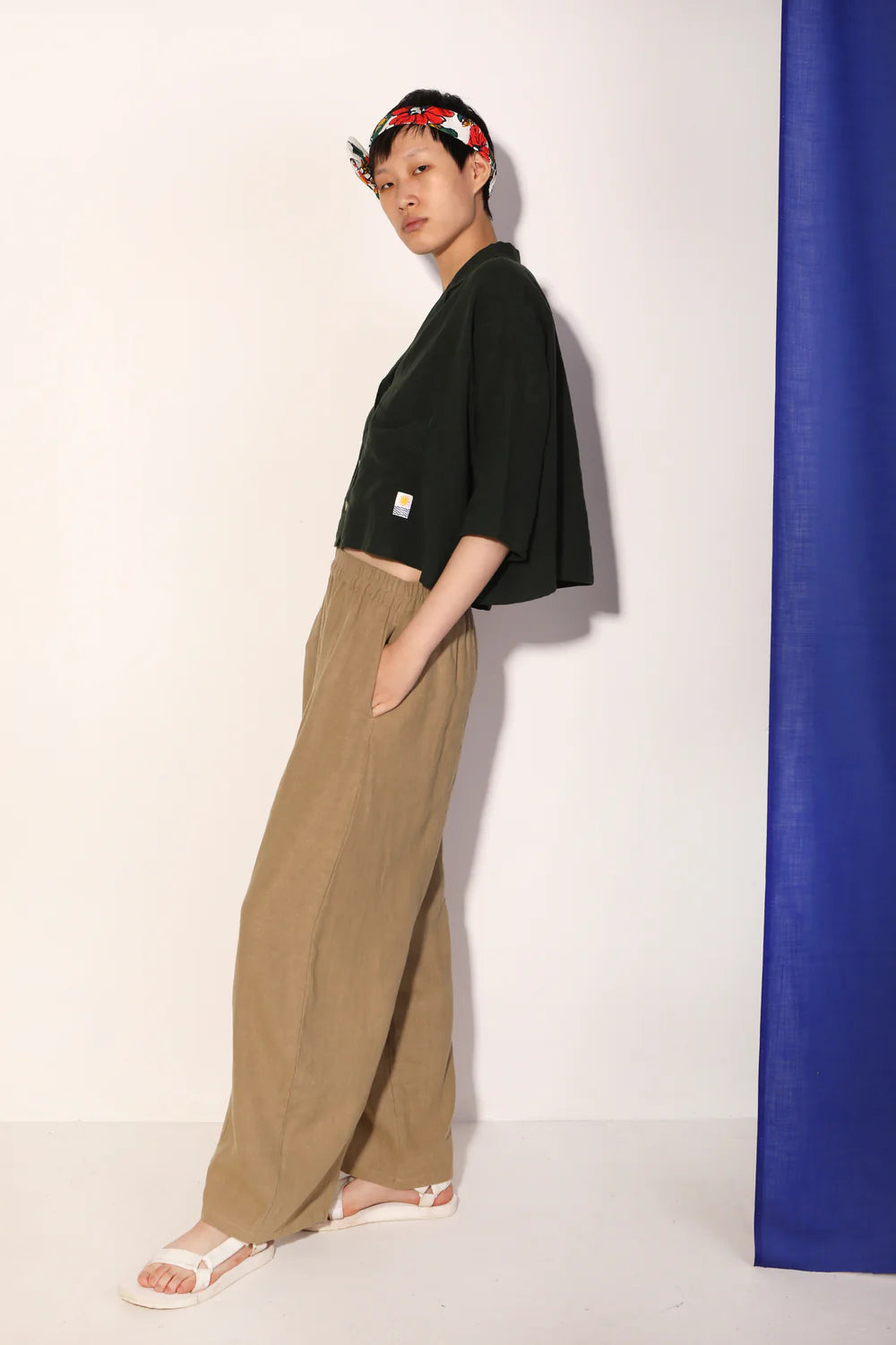 Basic Linen Trouser Stone