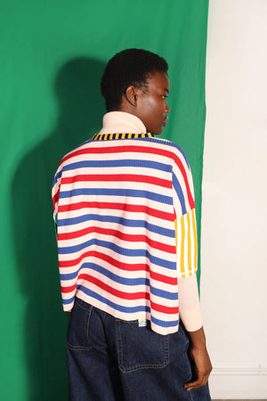 Winston Knit Tee Multi Stripe