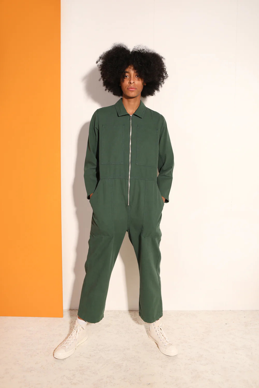 Dominic Boiler Suit Forest Green