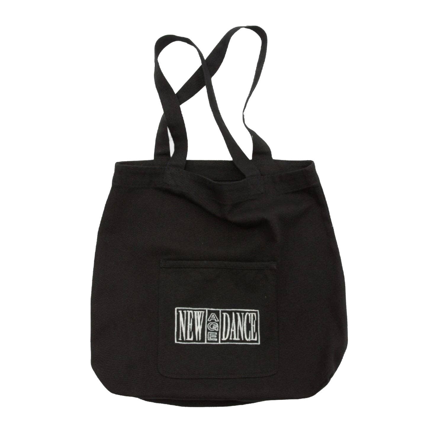 New Age Dance Record Tote Bag Vintage Black