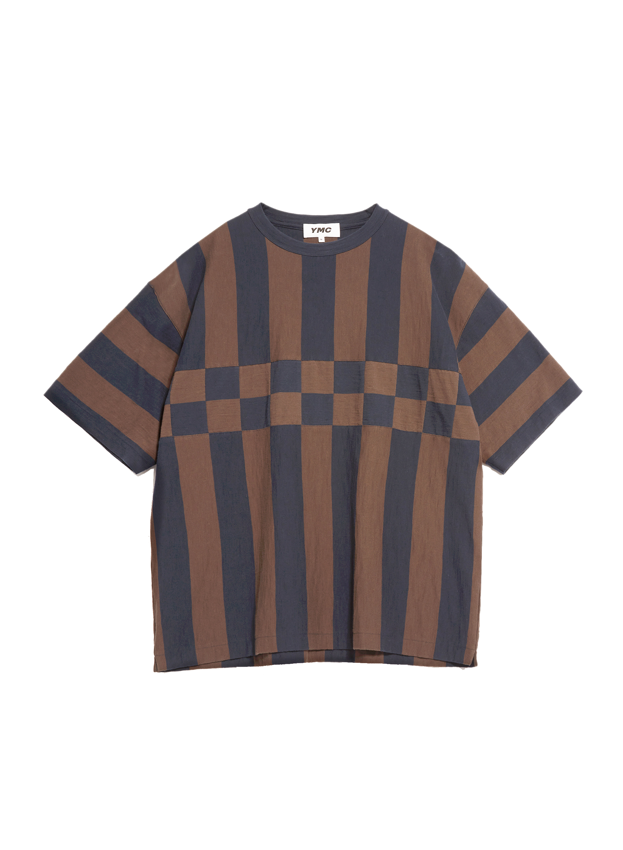 Hacienda T-Shirt Navy/ Brown
