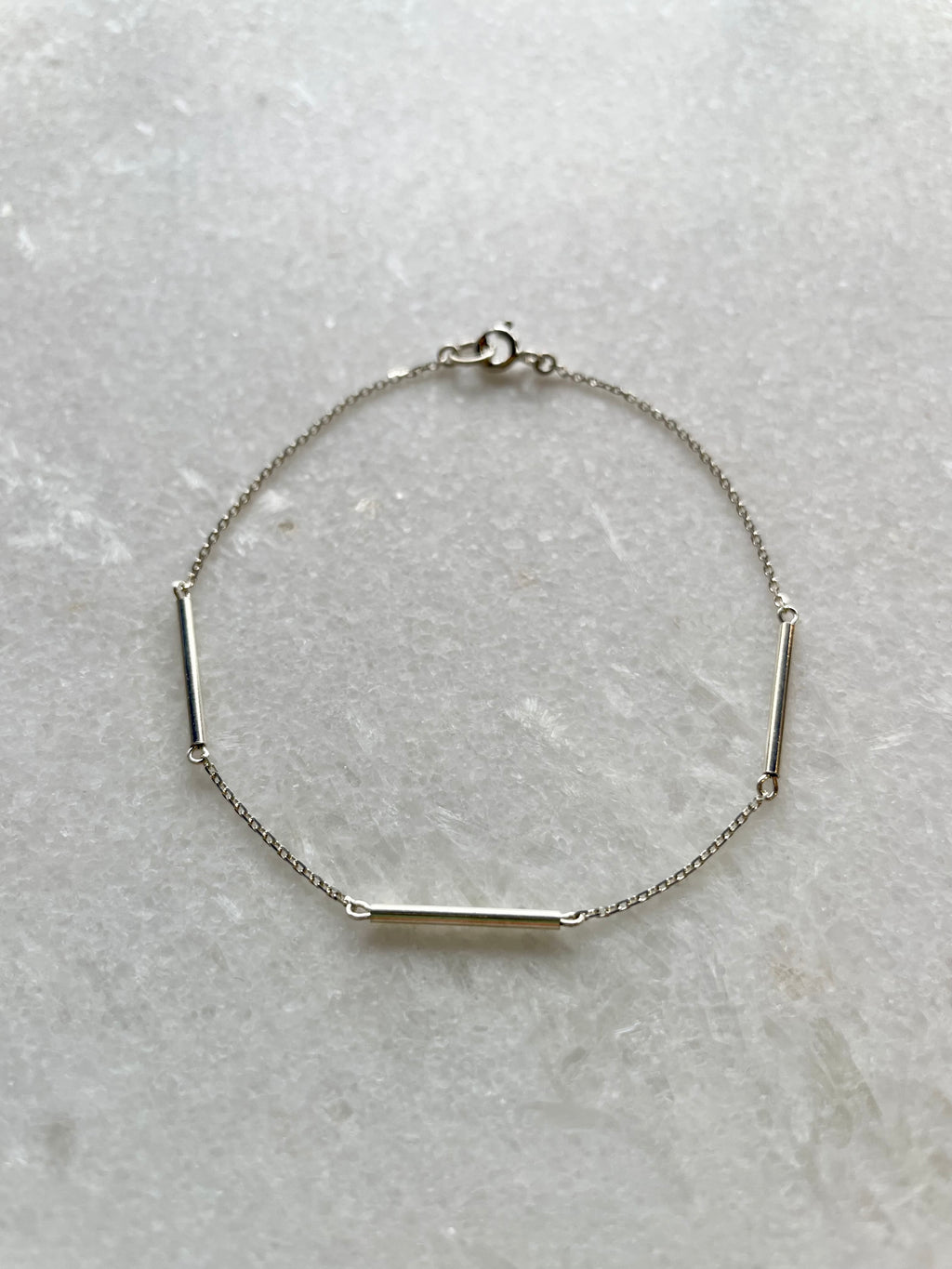 Silver Bars Bracelet