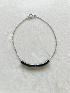 Silver Rondelle Bracelet