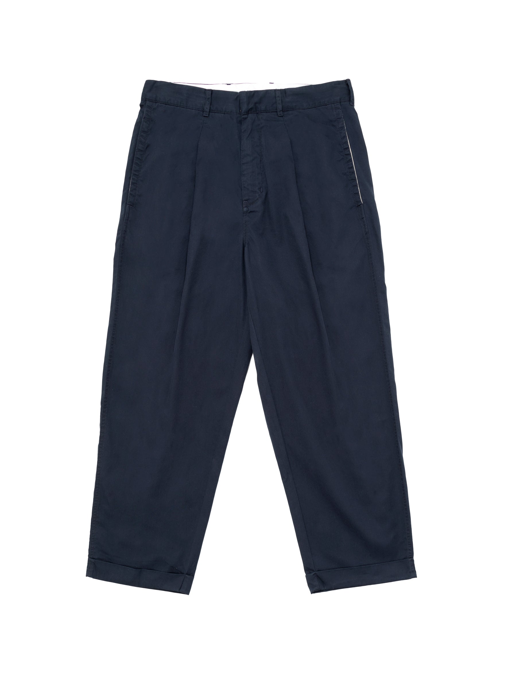 Duster Pleated Pant Navy