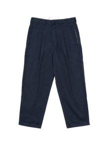 Duster Pleated Pant Navy
