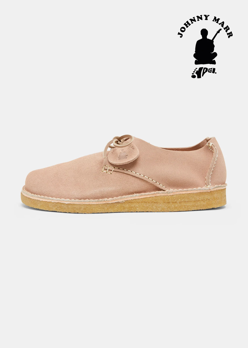 Johnny Marr Rishi Suede Shoe Nude Pink