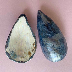 Ceramic Mussel Shell Pinch Pot